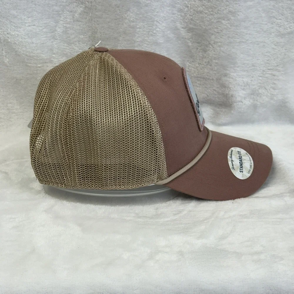 Tommy Bahama Men's‎ Trucker Golf Hat Adjustable NWT SnapBack OSFA Rose Khaki